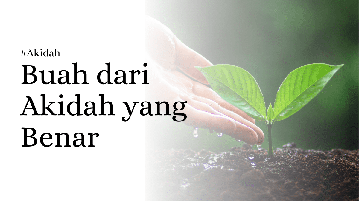 Buah dari Akidah yang Benar